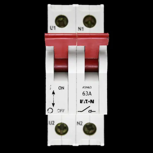 EATON 63 AMP DOUBLE POLE MAIN SWITCH DISCONNECTOR AC22B ASN63