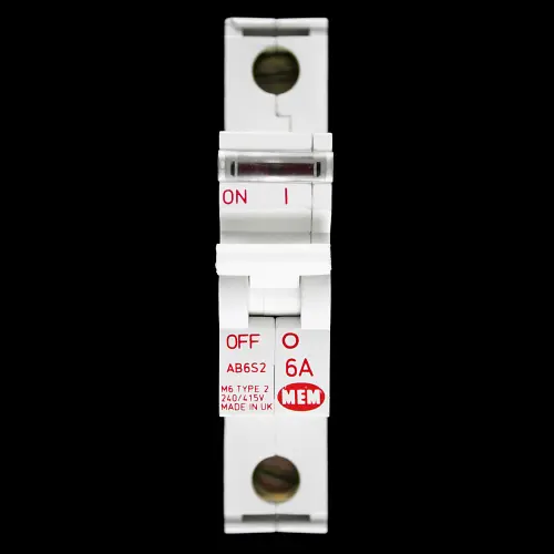MEM TYPE 2 6 MCB M6 CIRCUIT BREAKER AB6S2 SL