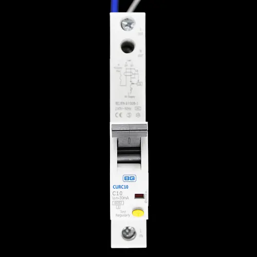 BG BRITISH GENERAL 10 AMP CURVE C 6kA 30mA RCBO TYPE AC CURC10-02