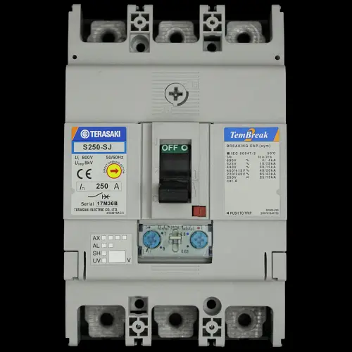 TERASAKI 250 AMP 40kA TRIPLE POLE MCCB TEMBREAK2 S250-SJ