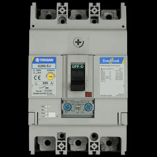 TERASAKI 200 AMP 40kA TRIPLE POLE MCCB TEMBREAK2 S250-SJ