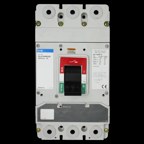 EATON 400 AMP 70kA TRIPLE POLE MCCB GLK3400KSM