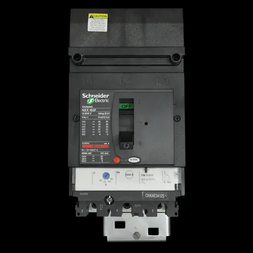 SCHNEIDER 125 AMP 36kA TRIPLE POLE MCCB NSX160F CNXAE34125 TM125D