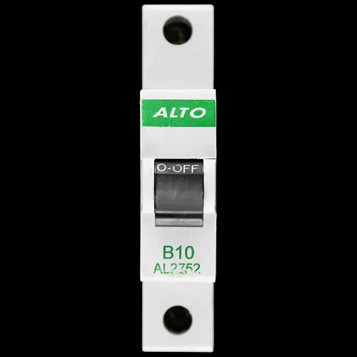 ALTO 10 AMP CURVE B 6kA MCB CIRCUIT BREAKER AL2752