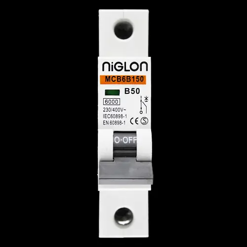 NIGLON 50 AMP CURVE B 6kA MCB CIRCUIT BREAKER MCB6B150