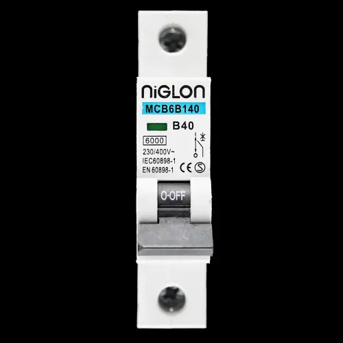 NIGLON 40 AMP CURVE B 6kA MCB CIRCUIT BREAKER MCB6B140 B