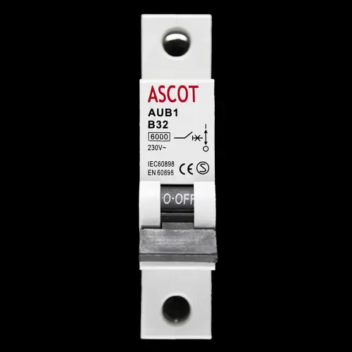ASCOT B 32 MCB 6kA CIRCUIT BREAKER AUB1 S1
