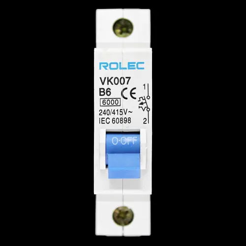 ROLEC 6 AMP CURVE B 6kA MCB CIRCUIT BREAKER VK007