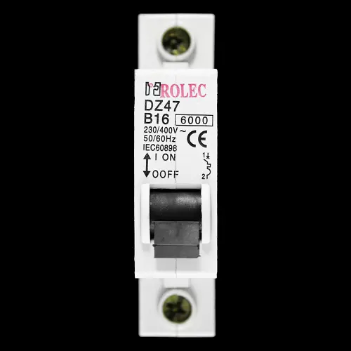 ROLEC 16 AMP CURVE B 6kA MCB CIRCUIT BREAKER DZ47