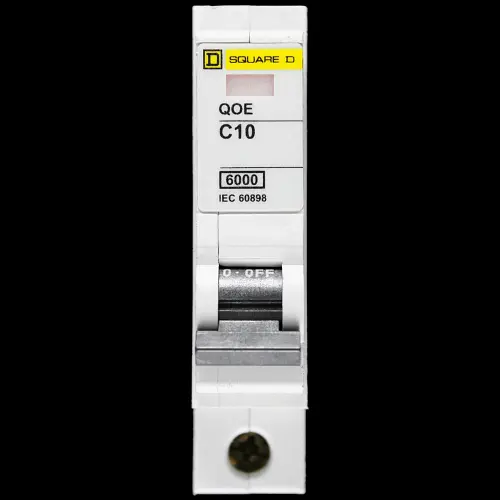 SQUARE D 10 AMP CURVE C 6kA MCB CIRCUIT BREAKER QOE QO110EC6