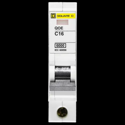 SQUARE D 16 AMP CURVE C 6kA MCB CIRCUIT BREAKER QOE QO116EC6