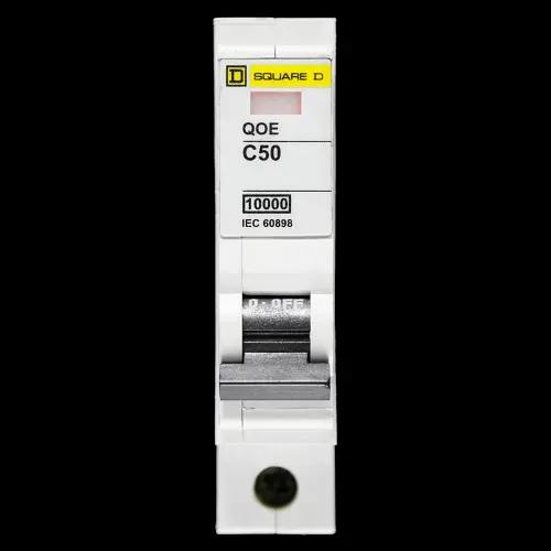 SQUARE D 50 AMP CURVE C 10kA MCB CIRCUIT BREAKER QOE QO150EC10