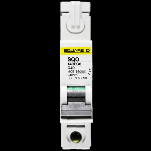 SQUARE D 40 AMP CURVE C 6kA MCB CIRCUIT BREAKER SQO 140EC6