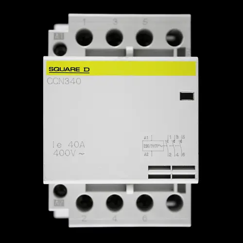 SQUARE D 40 AMP TRIPLE POLE NO CONTACTOR 220/240V COIL CCN340