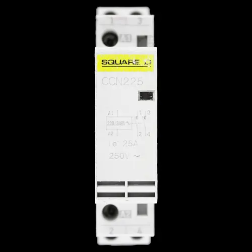 SQUARE D 25 AMP DOUBLE POLE NO CONTACTOR 220/240V COIL CCN225
