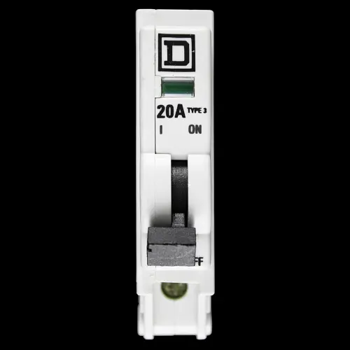 SQUARE D 20 AMP TYPE 3 M9 MCB CIRCUIT BREAKER QOE