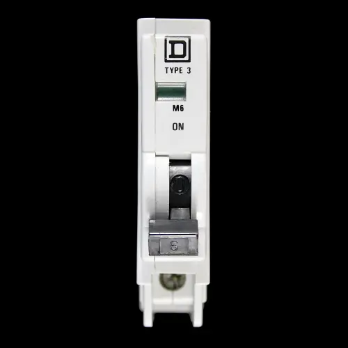 SQUARE D 6 AMP TYPE 3 M6 MCB CIRCUIT BREAKER QOE