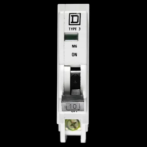 SQUARE D 10 AMP TYPE 3 M6 MCB CIRCUIT BREAKER QOE