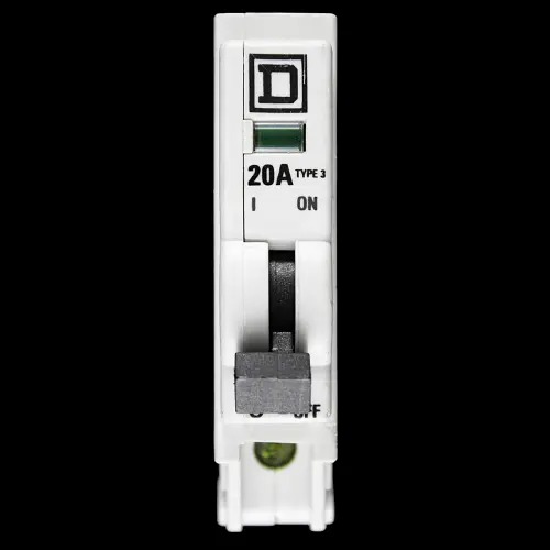 SQUARE D 20 AMP TYPE 3 M6 MCB CIRCUIT BREAKER QOE