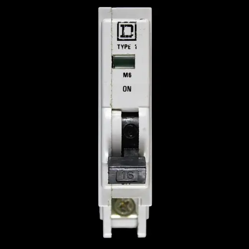 SQUARE D 16 AMP TYPE 1 M6 MCB CIRCUIT BREAKER QOE