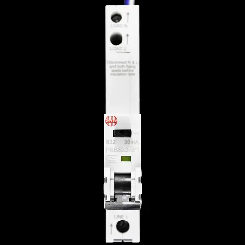 WYLEX 32 AMP CURVE B 10kA 30mA RCBO TYPE A PSBS32-B/1