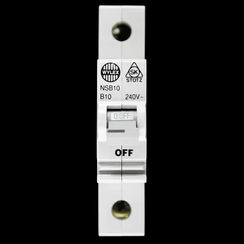 WYLEX 10 AMP CURVE B 6kA MCB CIRCUIT BREAKER NSB10 STOTZ