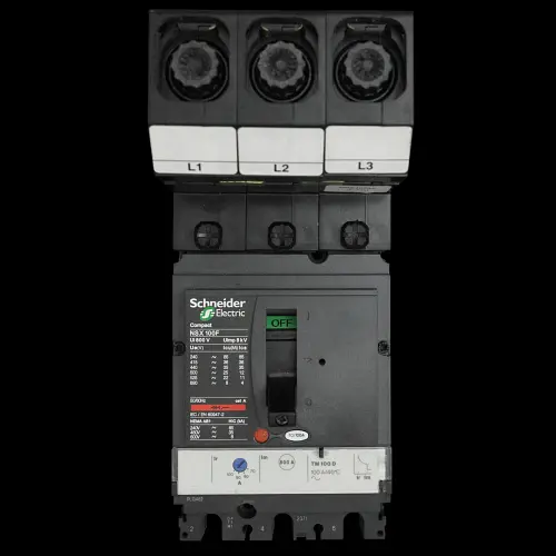 SCHNEIDER 100 AMP 36kA TRIPLE POLE MCCB NSX100F MGP1003X TM100D