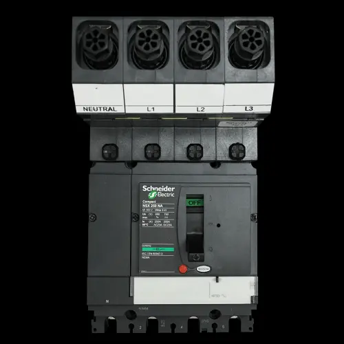 SCHNEIDER 250 AMP FOUR POLE SWITCH DISCONNECTOR NSX250NA MGP2504NAX