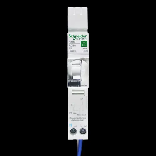 SCHNEIDER 32 AMP CURVE B 6kA 30mA RCBO TYPE A RESI9 R9D87832