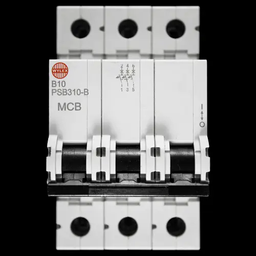 WYLEX 10 AMP CURVE B 10kA TRIPLE POLE MCB CIRCUIT BREAKER PSB310-B