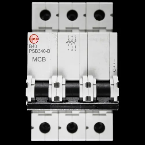 WYLEX 40 AMP CURVE B 10kA TRIPLE POLE MCB CIRCUIT BREAKER PSB340-B