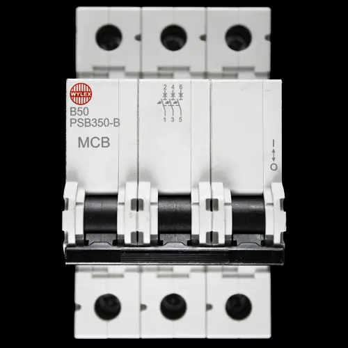 WYLEX 50 AMP CURVE B 10kA TRIPLE POLE MCB CIRCUIT BREAKER PSB350-B