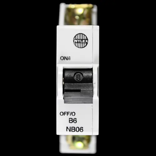 WYLEX 6 AMP CURVE B 6kA MCB CIRCUIT BREAKER NB06