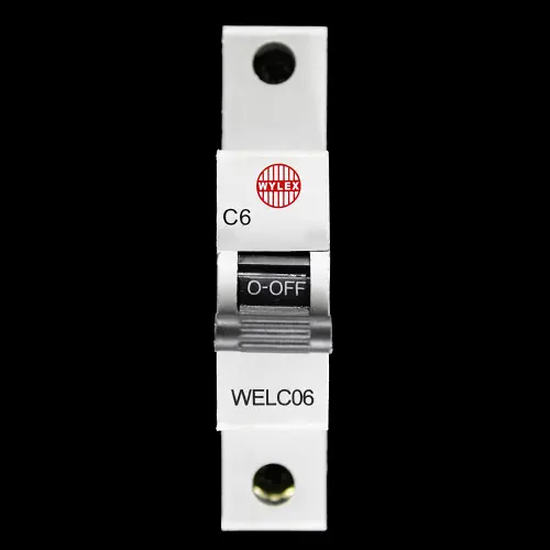 WYLEX 6 AMP CURVE C 6kA MCB CIRCUIT BREAKER WELC06