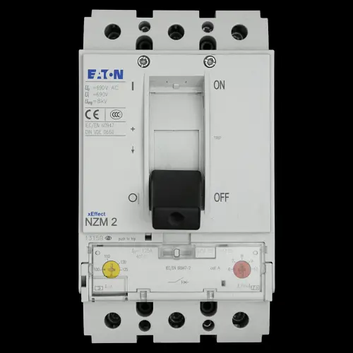 EATON 125 AMP 36kA TRIPLE POLE MCCB NZM2 NZMC2-A125