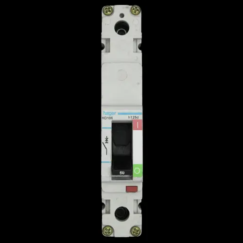 HAGER 50 AMP 16kA MCCB HD106 H125D 314106