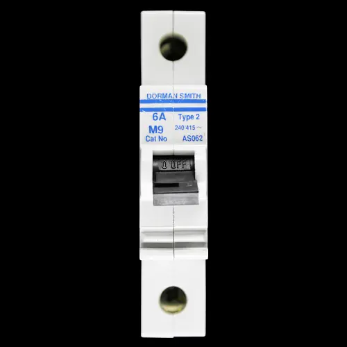 DORMAN SMITH 6 AMP TYPE 2 M9 MCB CIRCUIT BREAKER AS062