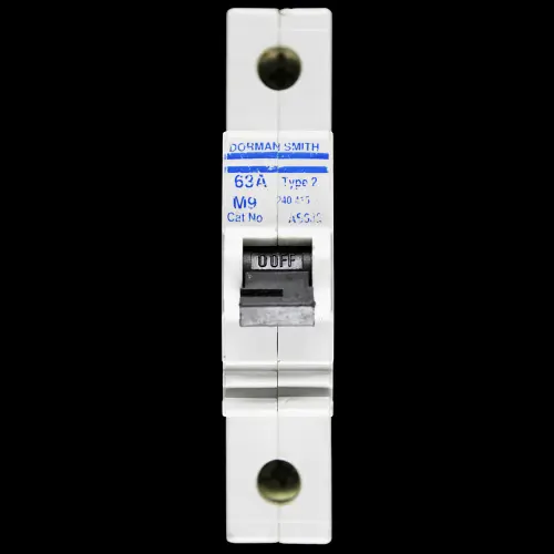 DORMAN SMITH 63 AMP TYPE 2 M9 MCB CIRCUIT BREAKER AS632