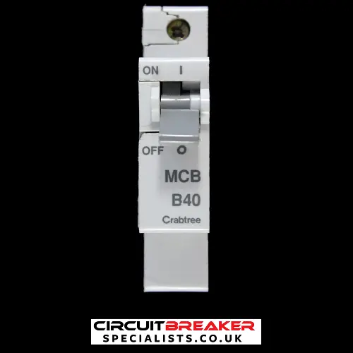 CRABTREE 40 AMP CURVE B M6 MCB CIRCUIT BREAKER STARBREAKER