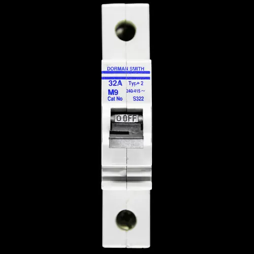 DORMAN SMITH 32 AMP TYPE 2 M9 MCB CIRCUIT BREAKER S322