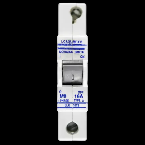 DORMAN SMITH 16 AMP TYPE 3 M9 MCB CIRCUIT BREAKER LOADLIMITER LLR 16T3