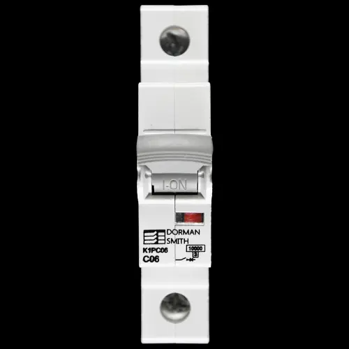 DORMAN SMITH 6 AMP CURVE C 10kA MCB CIRCUIT BREAKER K1PC06