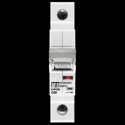 DORMAN SMITH 50 AMP CURVE C 10kA MCB CIRCUIT BREAKER K1PC50