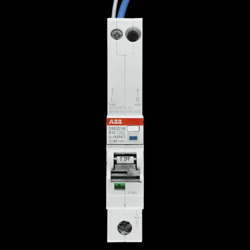 ABB 10 AMP CURVE B 10kA 30mA RCBO TYPE AC DSE201 M 2CSR275051R1105