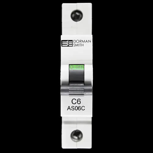DORMAN SMITH 6 AMP CURVE C 10kA MCB CIRCUIT BREAKER AS06C BC
