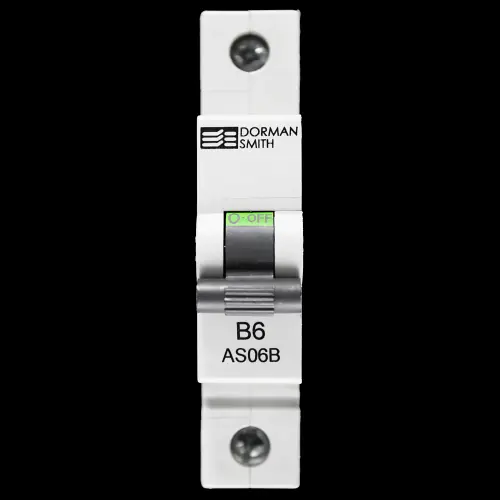 DORMAN 6 AMP CURVE B 10kA MCB CIRCUIT BREAKER AS06B BC