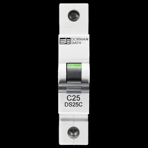 DORMAN 25 AMP CURVE C 3kA MCB CIRCUIT BREAKER DS25C BC
