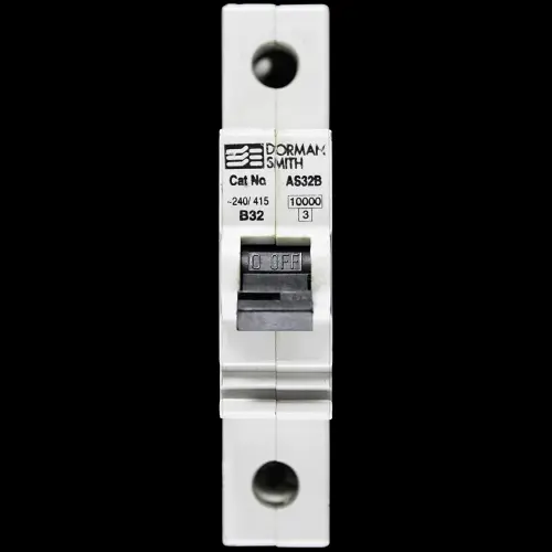DORMAN SMITH 32 AMP CURVE B 10kA MCB CIRCUIT BREAKER AS32B