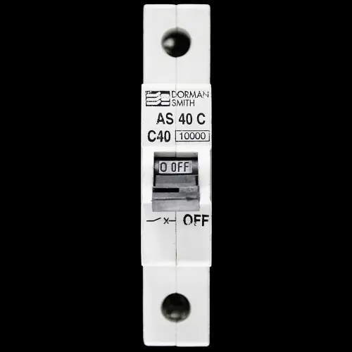 DORMAN SMITH 40 AMP CURVE C 10kA MCB CIRCUIT BREAKER AS40C