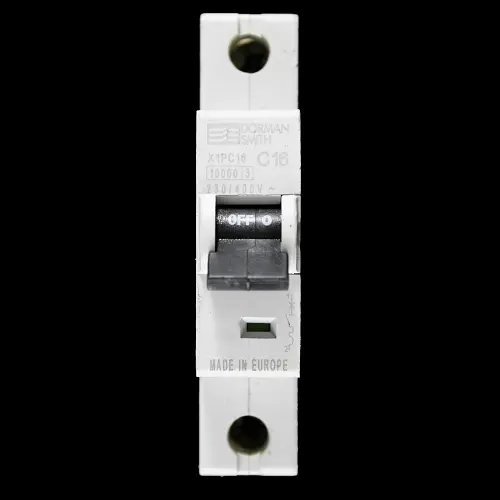 DORMAN SMITH 16 AMP CURVE C 10kA MCB CIRCUIT BREAKER X1PC16